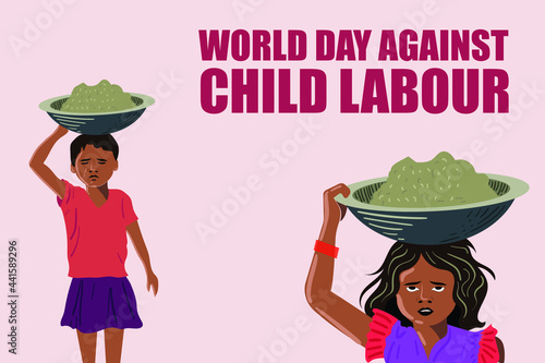 World day against child labor, free them to achieve their dream, stop child labor in India and the world.