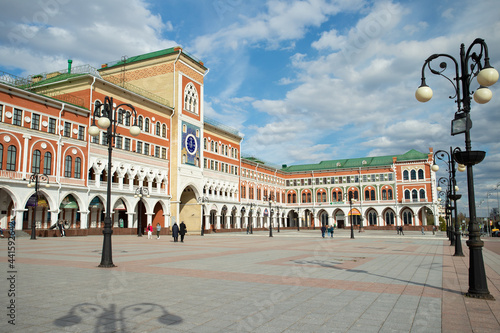 Building Of National Art Gallery In Spring In Yoshkar-Ola, Mari El Republic, Russia.