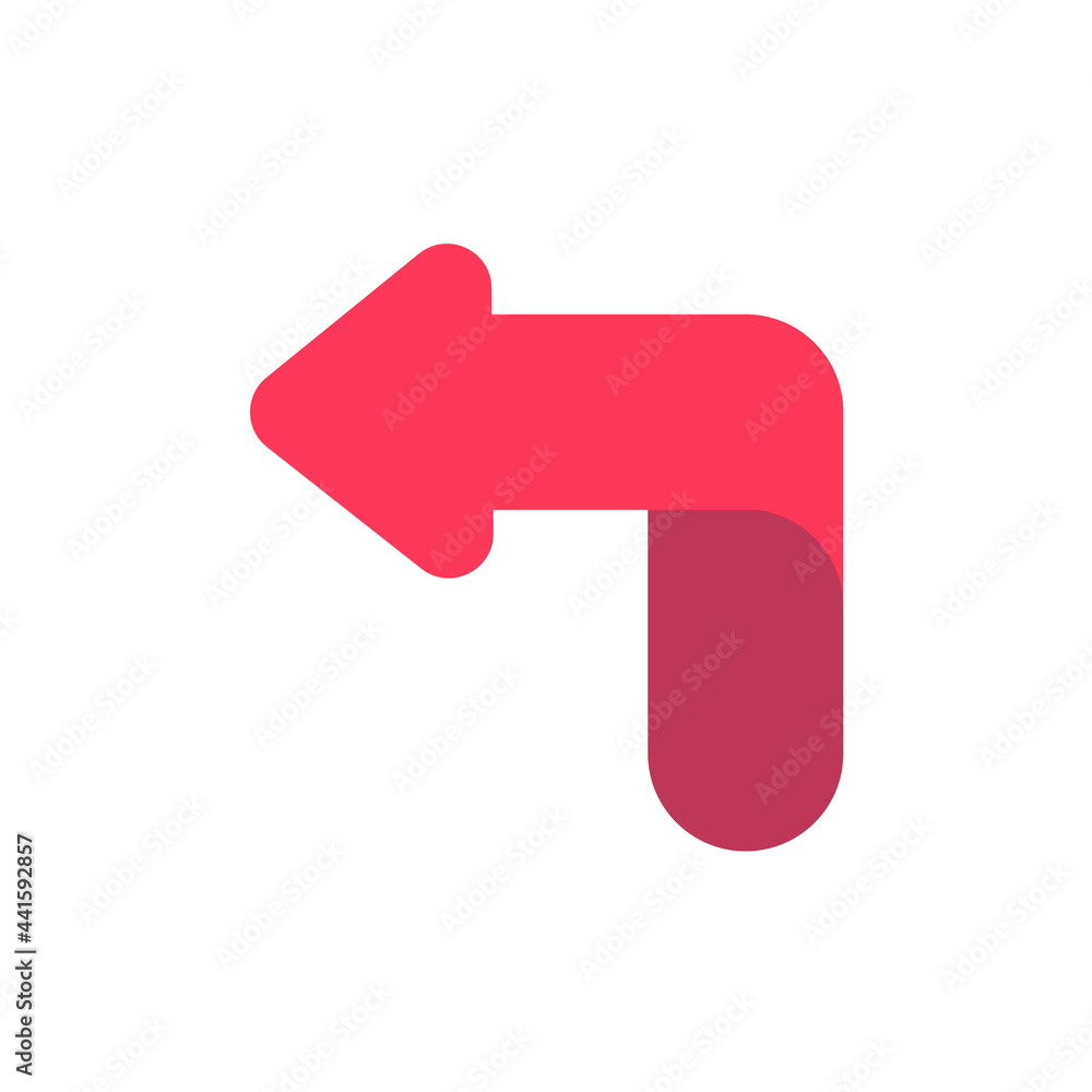 Business arrow. Red arrow pointing down. business financial loss graph concept Business arrow. Red arrow pointing down. business financial loss graph concept