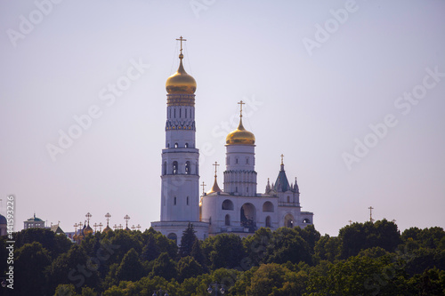 The Archangel and Annunciation Cathedrals of the Moscow Kremlin in Russia