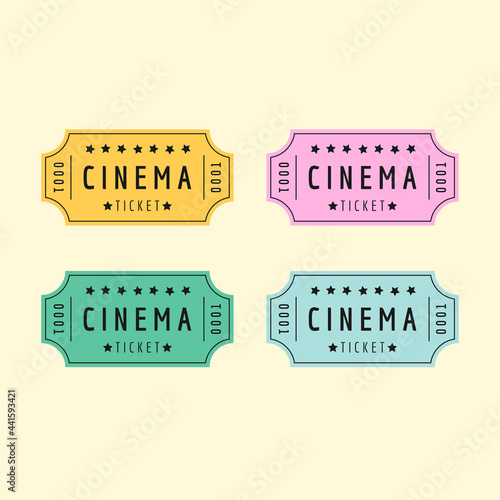 Tickets for cinema