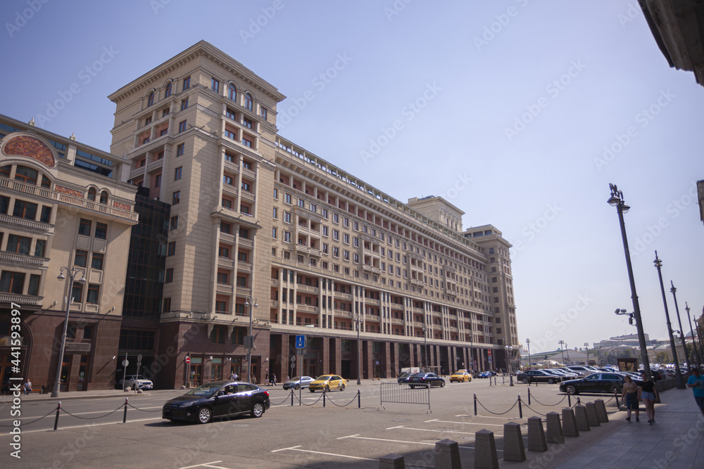 a famous hotel in the center of Moscow opposite the city Duma a famous hotel in the center of Moscow opposite the city Duma