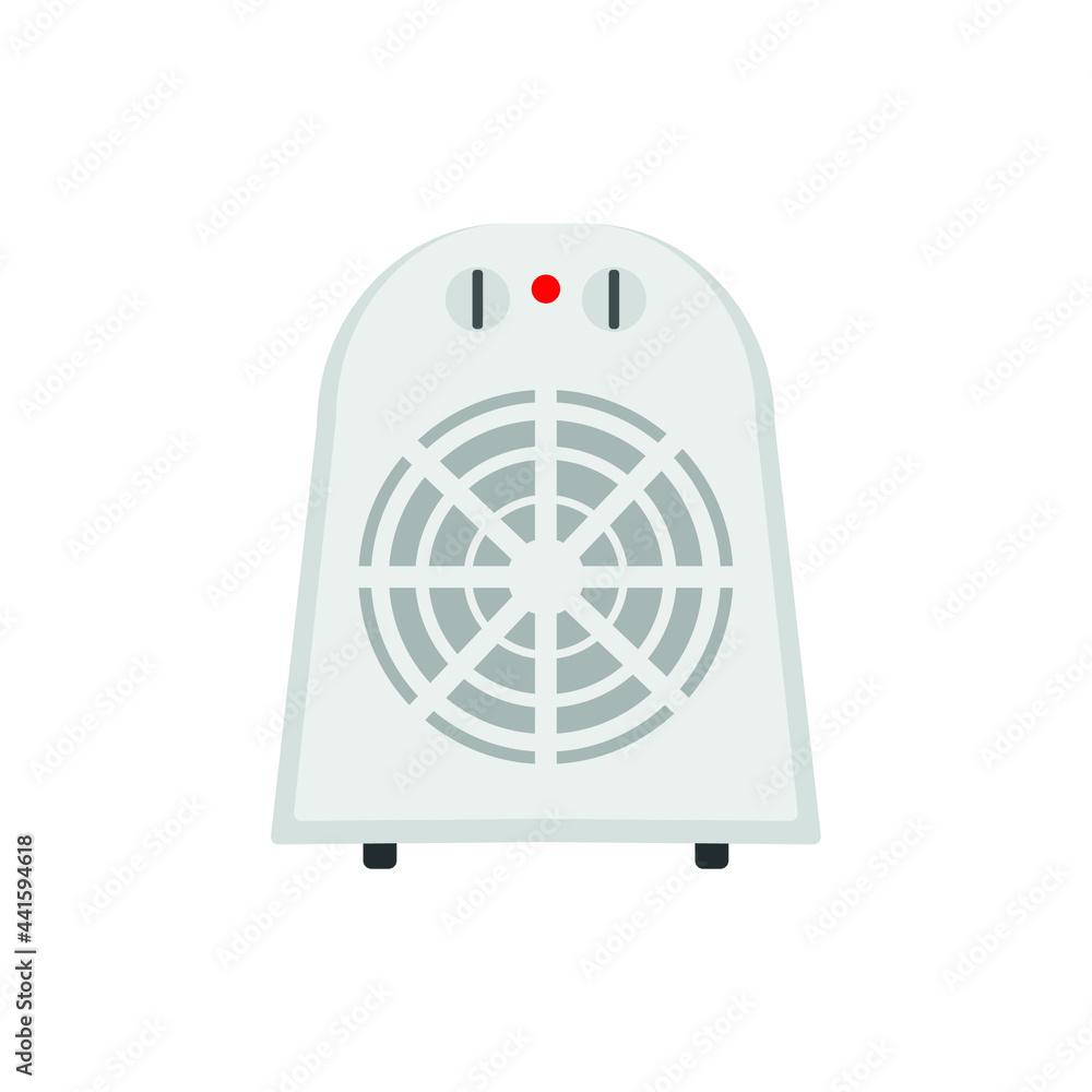 Electric radiator icon on white background Electric radiator icon on white background