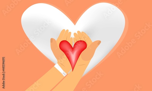 hold your heart in your hands, to love. Charity, be open-minded, honest. Love children and help other people. Love for the planet and love for people