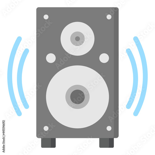 speaker flat icon