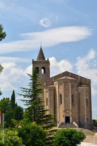 Spectacular church in Italy in Offida town photo