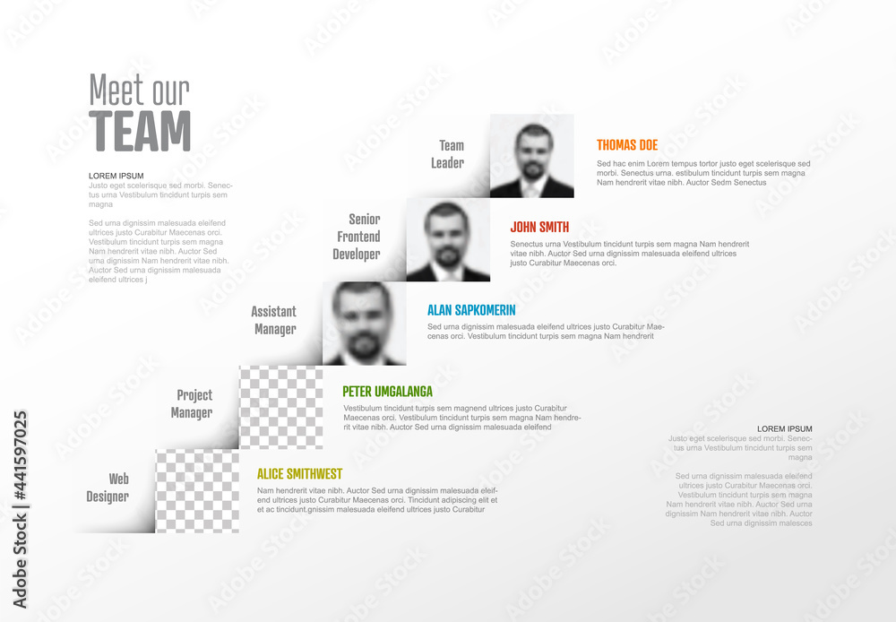 Meet our team - Company team presentation template
