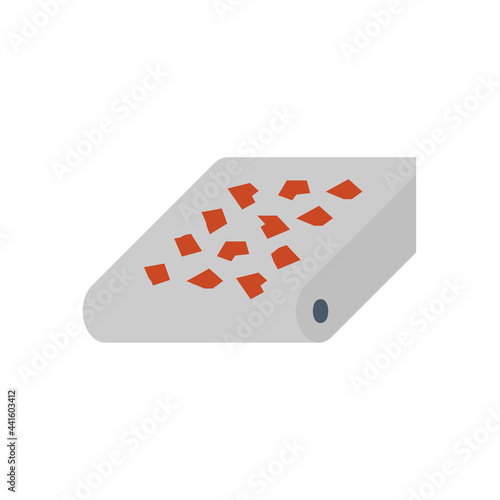 Mining processing industry vector icon. Industrial machine, equipment with conveyor belt. To transport, sorting and carry raw material from quarry i.e. ore, coal, rock to factory plant. 64x64 pixel.
