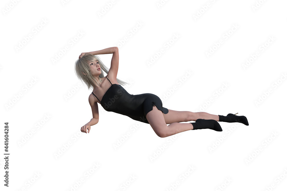 High resolution girl figure in various poses, isolated on white background. 3D figure, clip art as a template for collage. 3D rendering, 3D illustration. High resolution girl figure in various poses, isolated on white background. 3D figure, clip art as a template for collage. 3D rendering, 3D illustration.