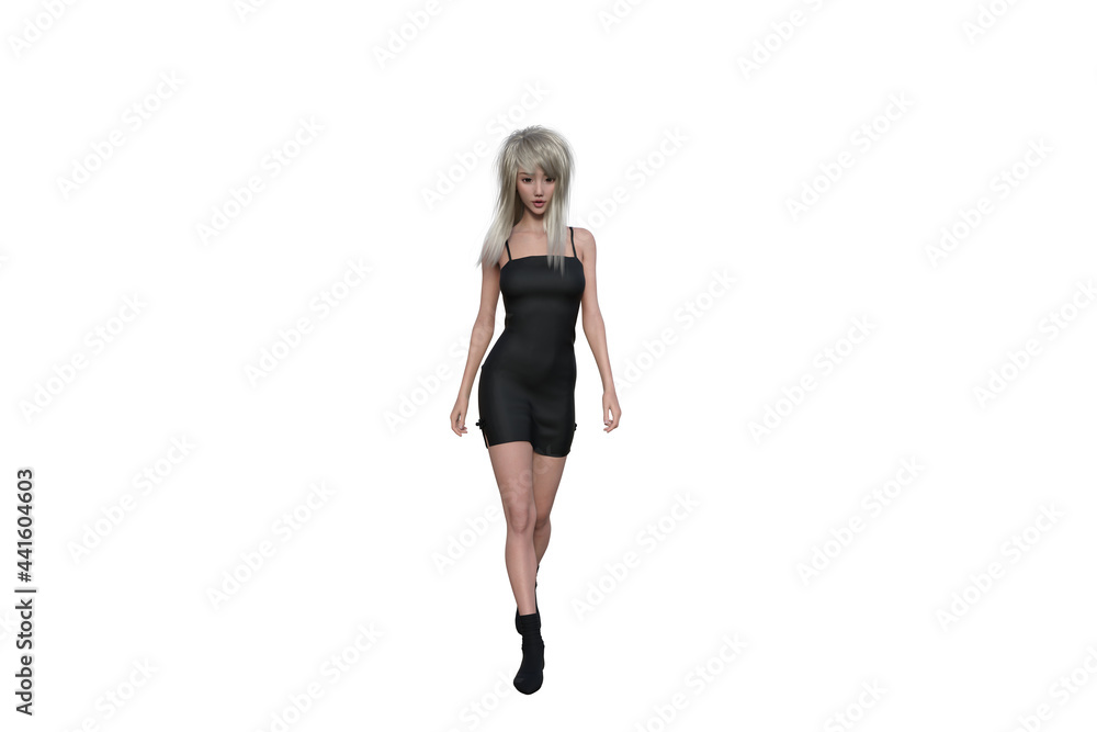 High resolution girl figure in various poses, isolated on white background. 3D figure, clip art as a template for collage. 3D rendering, 3D illustration. High resolution girl figure in various poses, isolated on white background. 3D figure, clip art as a template for collage. 3D rendering, 3D illustration.