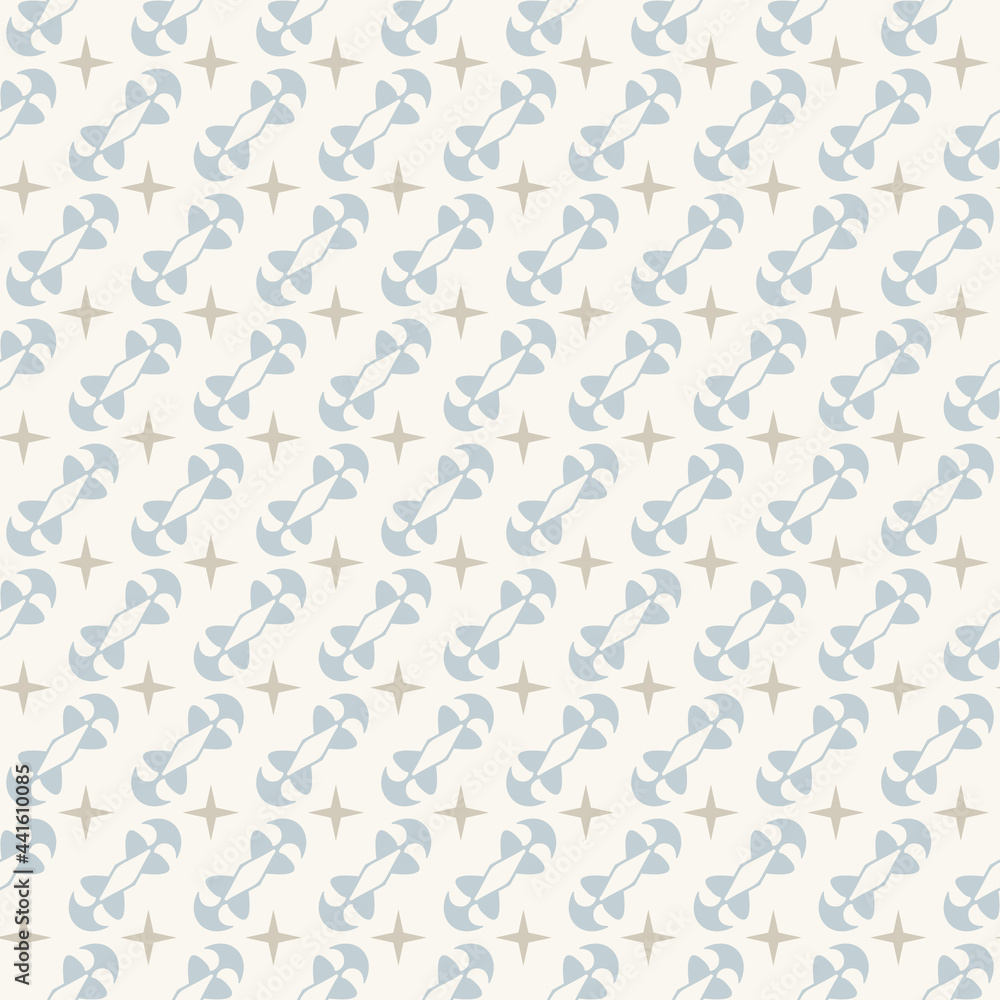 Abstract background pattern with simple decorative ornament on white background, wallpaper. Seamless pattern, texture. Vector illustration for design.