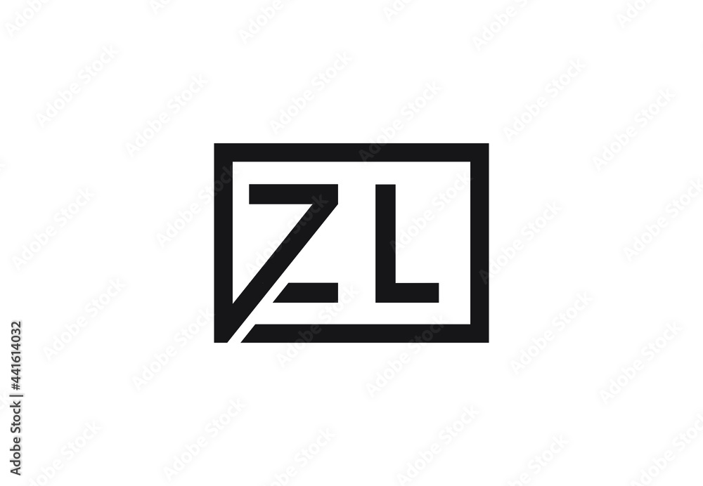 ZL letter logo design ZL letter logo design