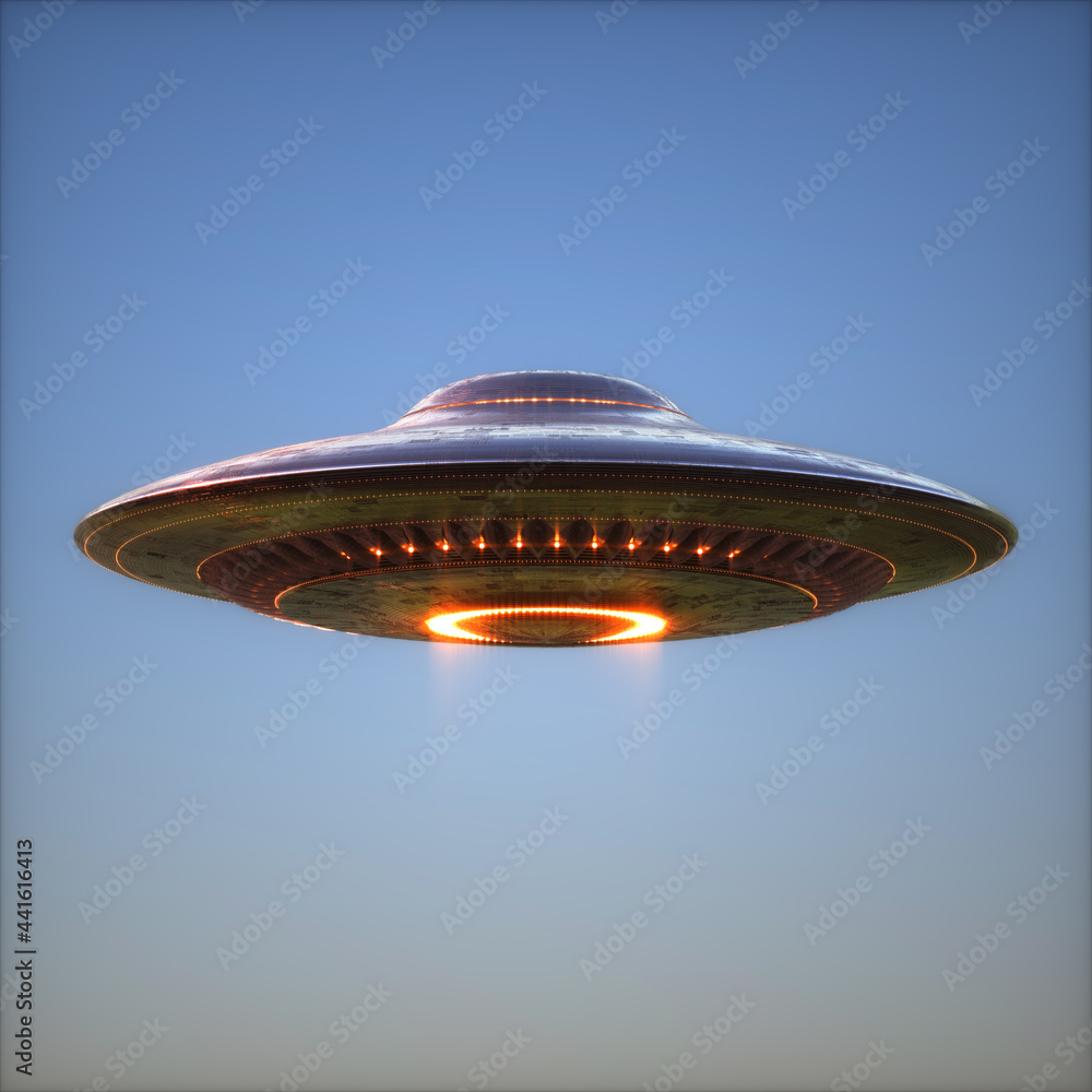 Unidentified Flying Object - Clipping Path Included Unidentified Flying Object - Clipping Path Included