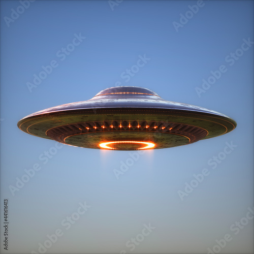 Unidentified Flying Object - Clipping Path Included