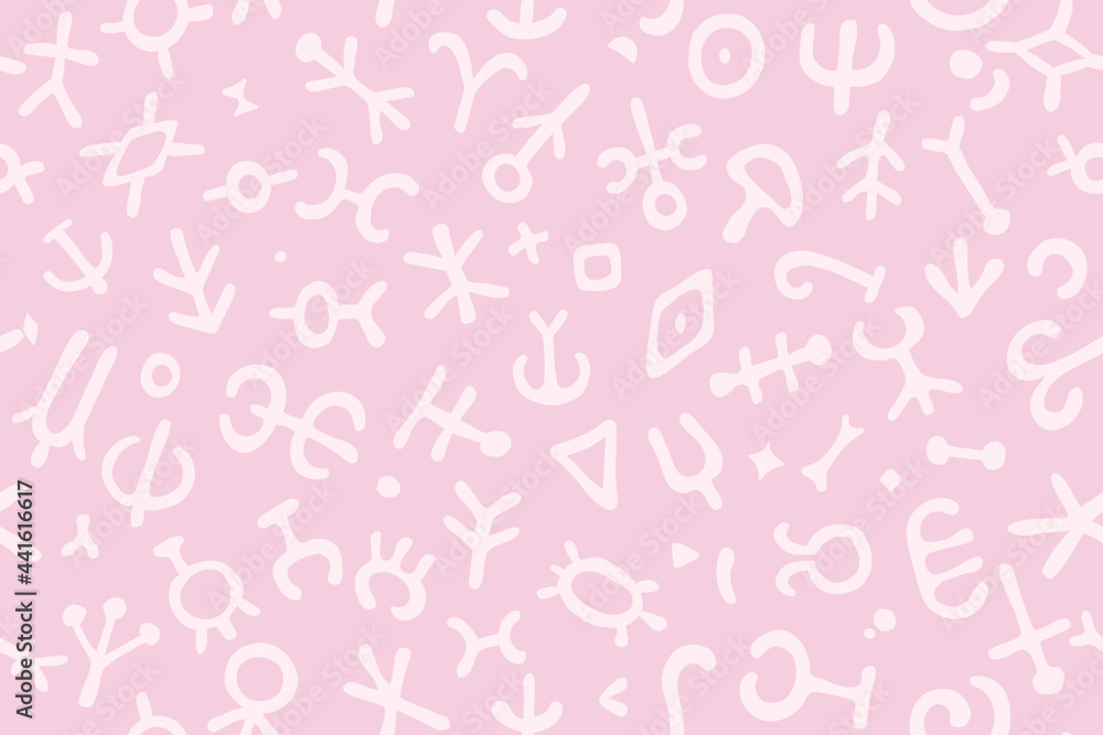 Seamless pattern by abstract organic shapes. Brush style vector texture on isolated background, EPS8. Seamless pattern by abstract organic shapes. Brush style vector texture on isolated background, EPS8.