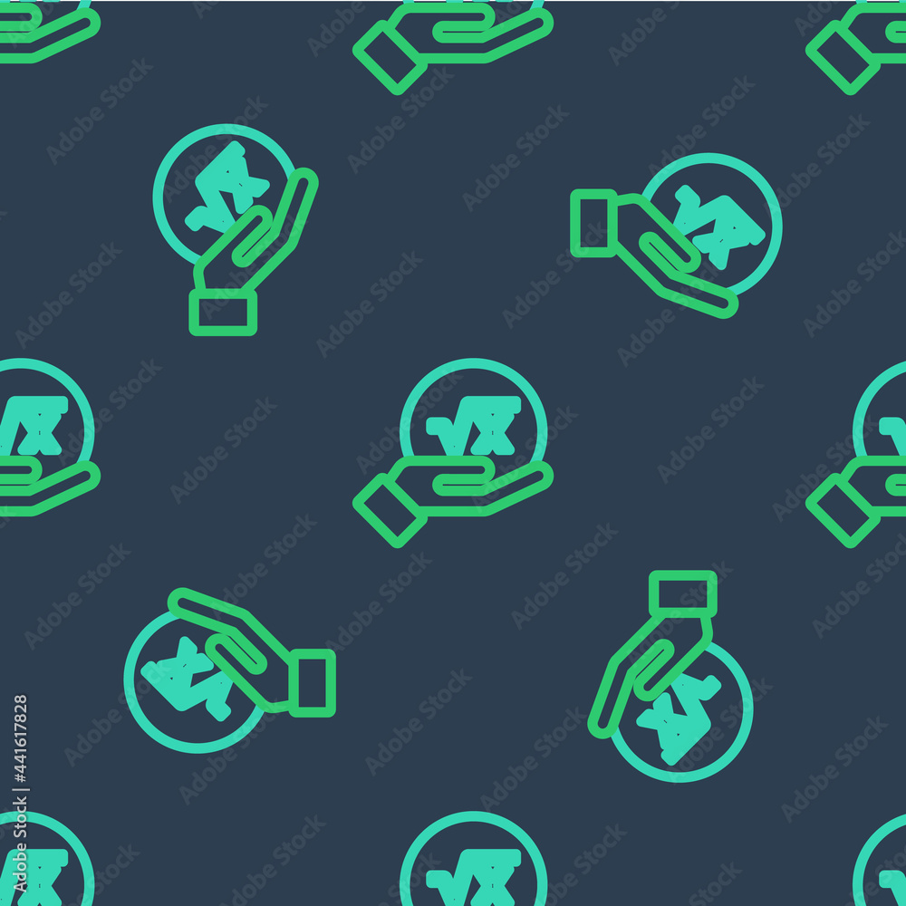 Line Square root of x glyph icon isolated seamless pattern on blue background. Mathematical expression. Vector Line Square root of x glyph icon isolated seamless pattern on blue background. Mathematical expression. Vector
