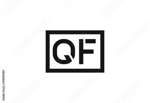 QF letter logo design
