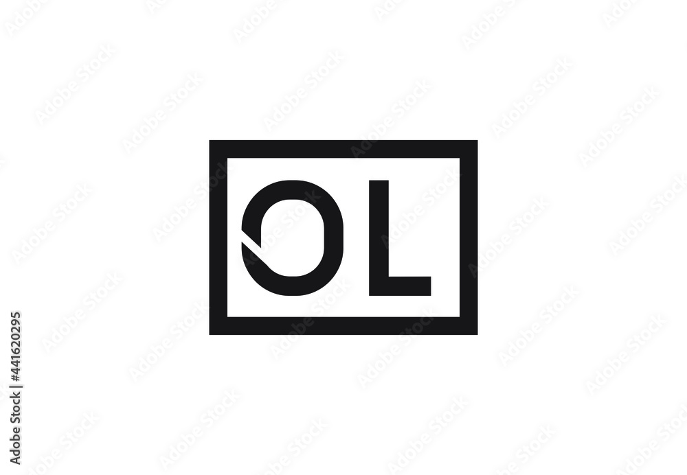 OL letter logo design OL letter logo design