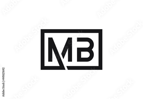 MB letter logo design