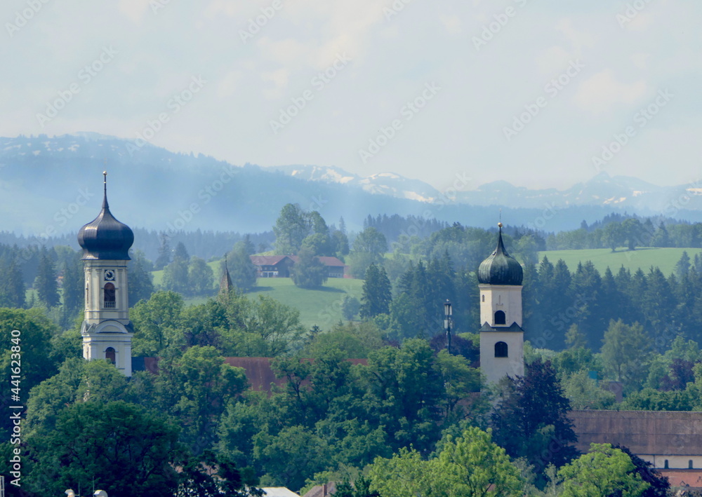 Fototapeta premium Kirchen in Bayern
