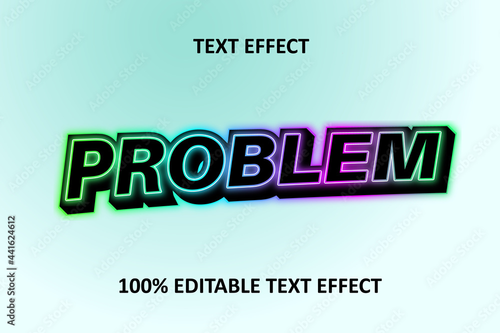 Editable Text Effect NEON GREEN