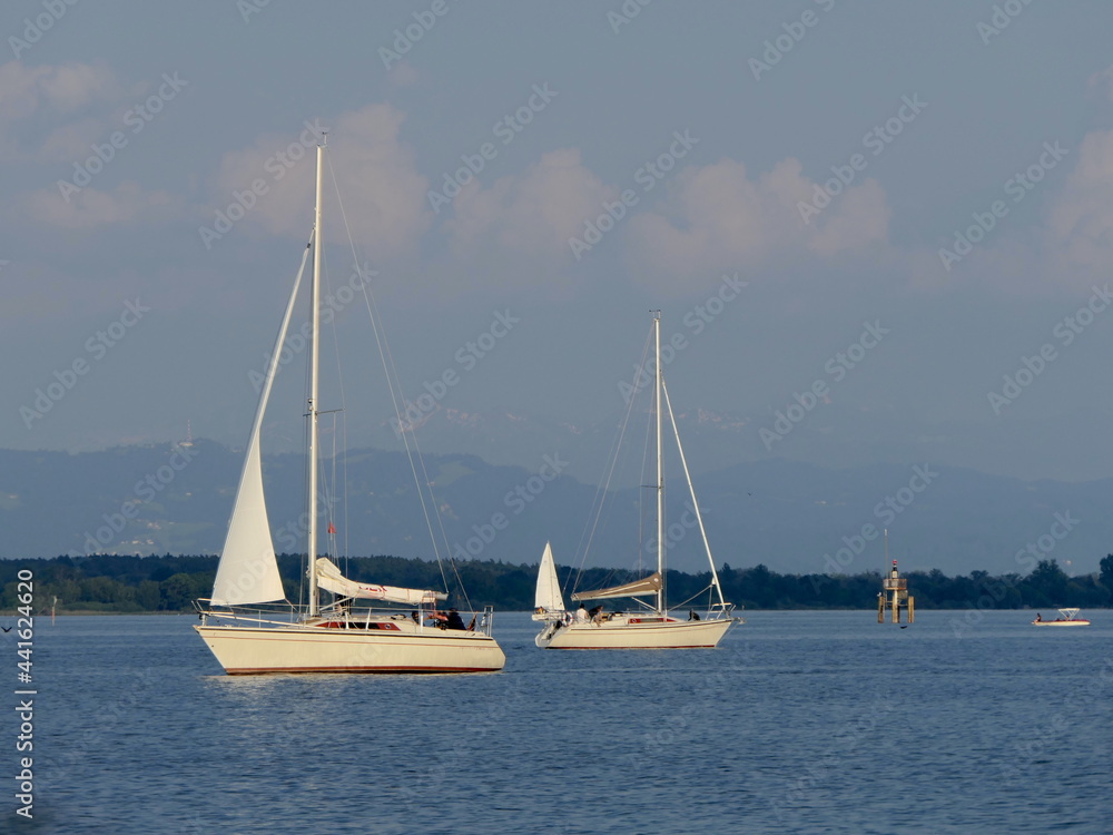 Boote auf dem Bodensee
