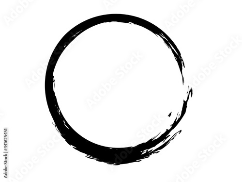Grunge oval logo.Grunge oval frame.Grunge marking element.