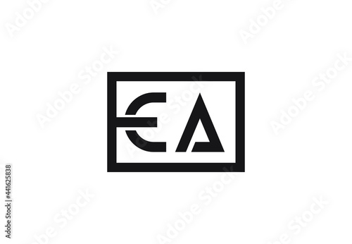 EA letter logo design