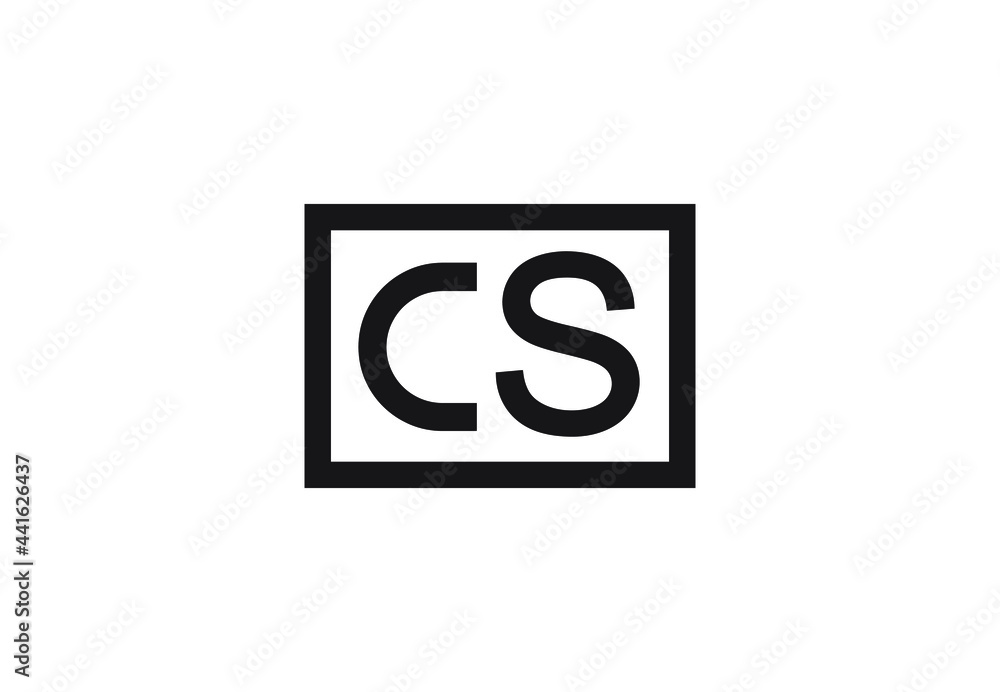 CS letter logo design CS letter logo design