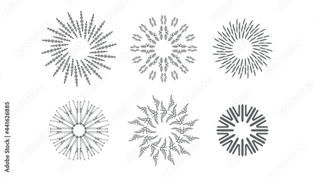 Set Abstract Collection Starburst Sunburst Sunset Black Line Doodle Design Elements Bursting Rays Sunrise Light Radiant Spark Vector Design Style Set Abstract Collection Starburst Sunburst Sunset Black Line Doodle Design Elements Bursting Rays Sunrise Light Radiant Spark Vector Design Style