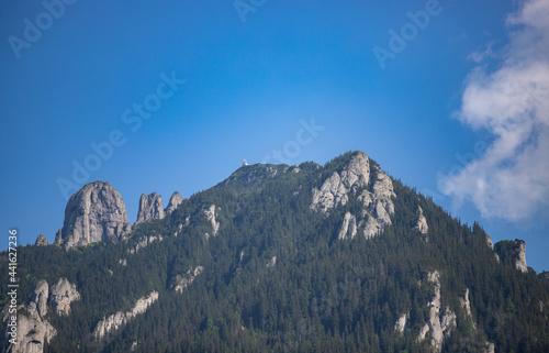 Toaca peak in the Ceahlau massif - Romania photo