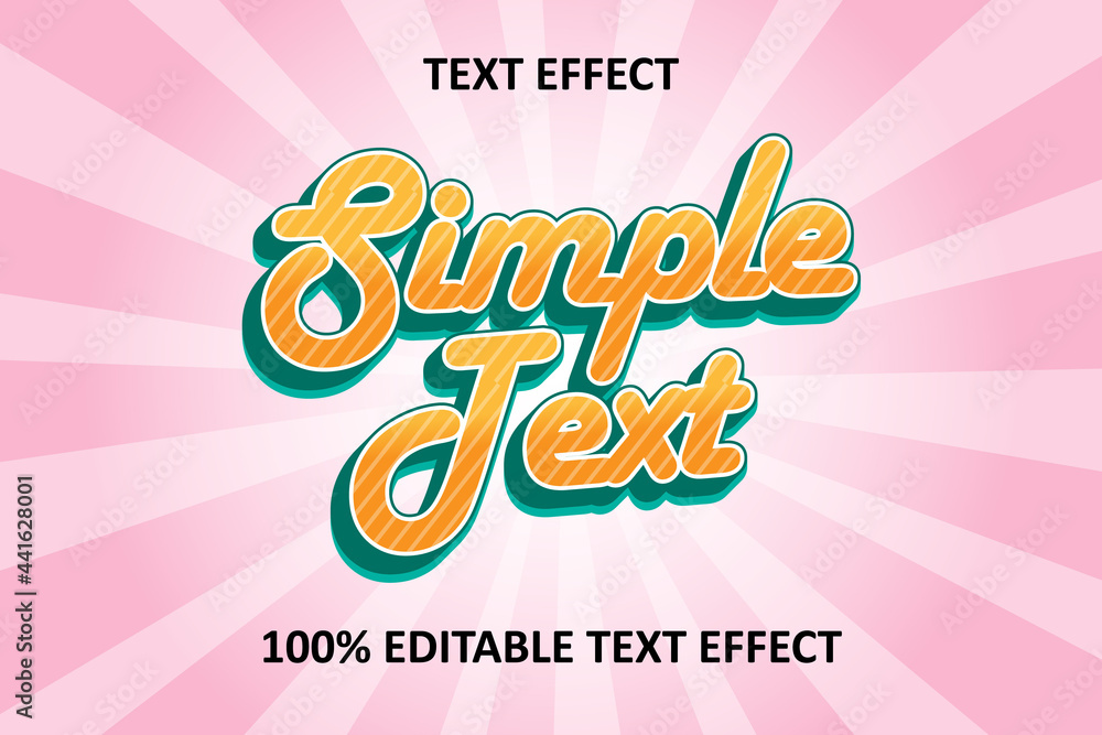 Editable Text Effect ORANGE PINK Editable Text Effect ORANGE PINK