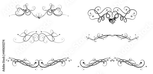 grape ivy pattern elements for ornament construct