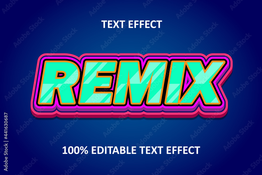 Editable Text Effect RAINBOW Editable Text Effect RAINBOW