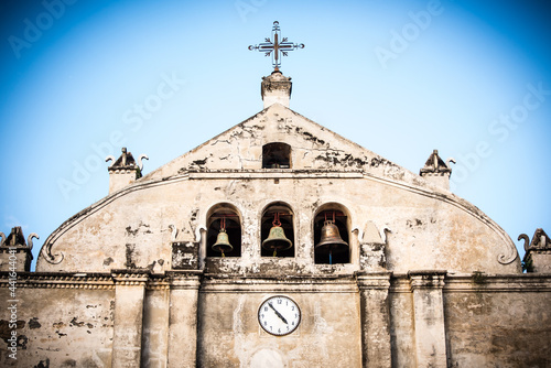 Ceiling detail. Church of Santa Ana. Magnificent colonial church. Niquinohomo, Nicaragua.