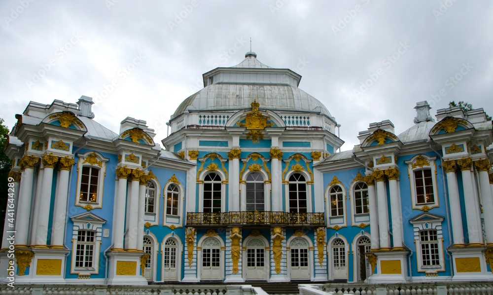 The Hermitage building in Catherine Park, Tsarskoye Selo (Pushkin), St. Petersburg, Russia
