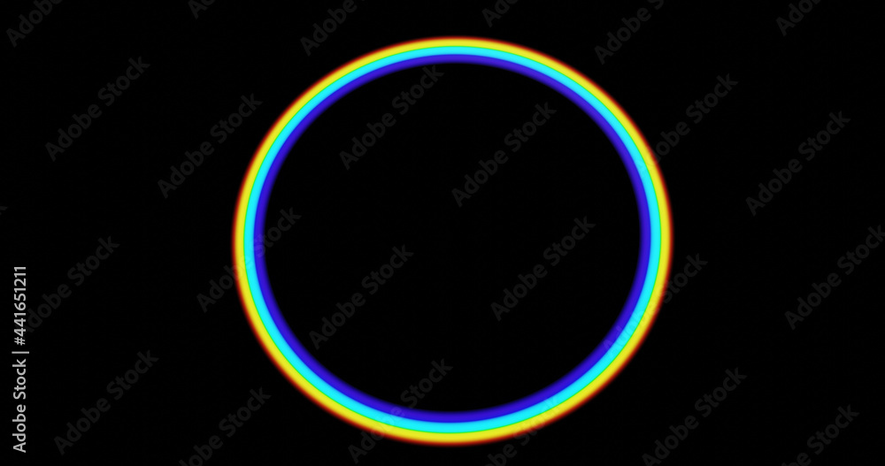 Rainbow picture. Rainbow 3d rendering. Circle rainbow. Rainbow ring. Black background. Rainbow picture. Rainbow 3d rendering. Circle rainbow. Rainbow ring. Black background.