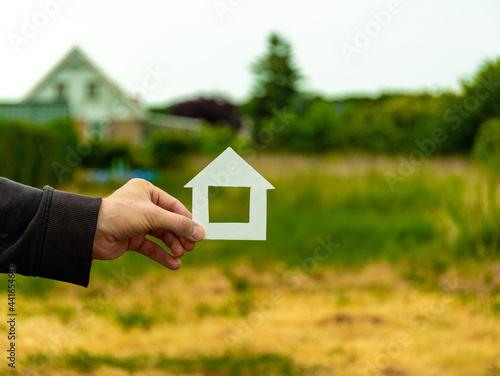 Building a house for new homeowners far away from the city.