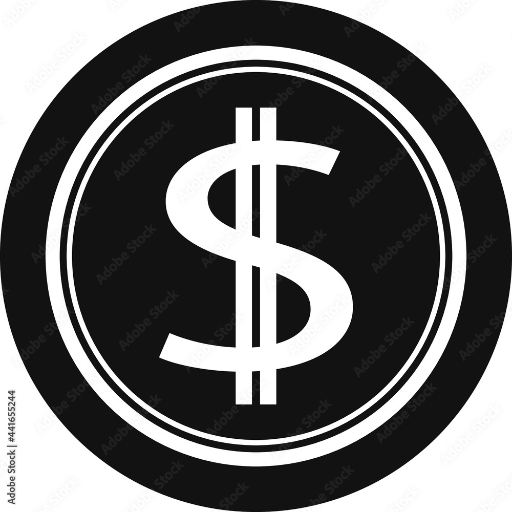 Dark grey dollar cash isolated on background Dark grey dollar cash isolated on background