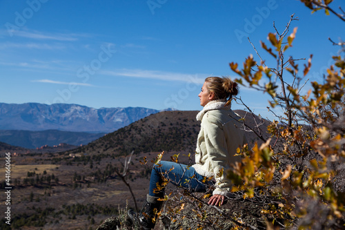 Enjoying the View Near Zion