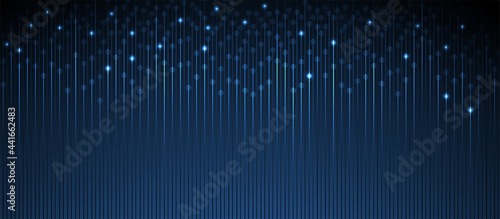 Quantum processing. Deep learning artificial intelligence. Future new technology  for business or science presentation