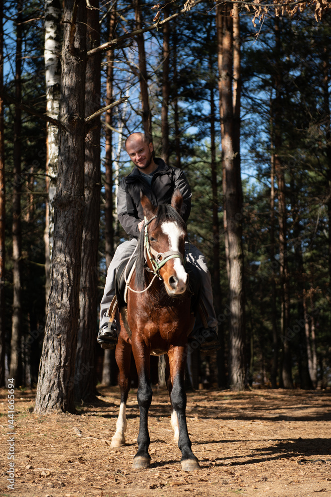 Young Man Rides a Horse Young Man Rides a Horse