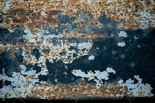 metal texture with scratch and crack, rust wall