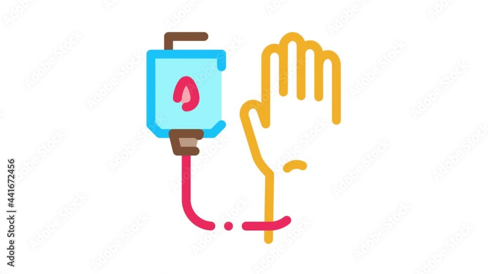 Drop Counter Icon Animation. color Drop Counter animated icon on white background Drop Counter Icon Animation. color Drop Counter animated icon on white background