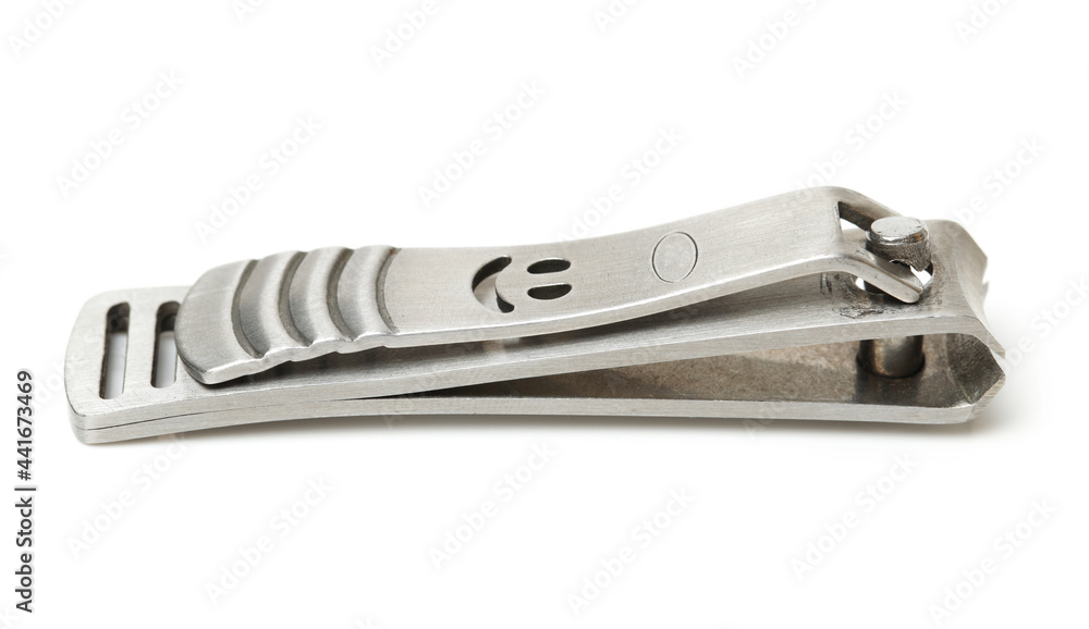 Nail clippers on white background Nail clippers on white background
