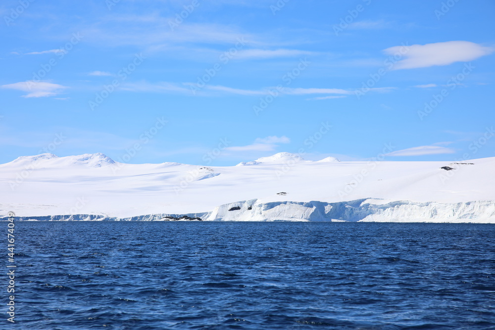 View of glacier at Antarctica