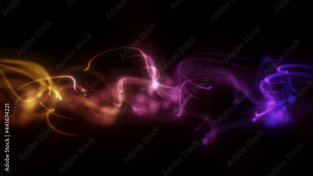 Abstract flowing smooth similar to smoke waves background.