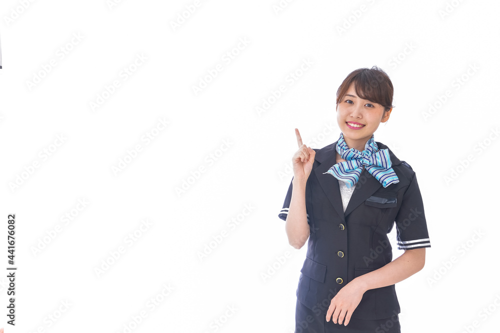 Young woman pointing Young woman pointing