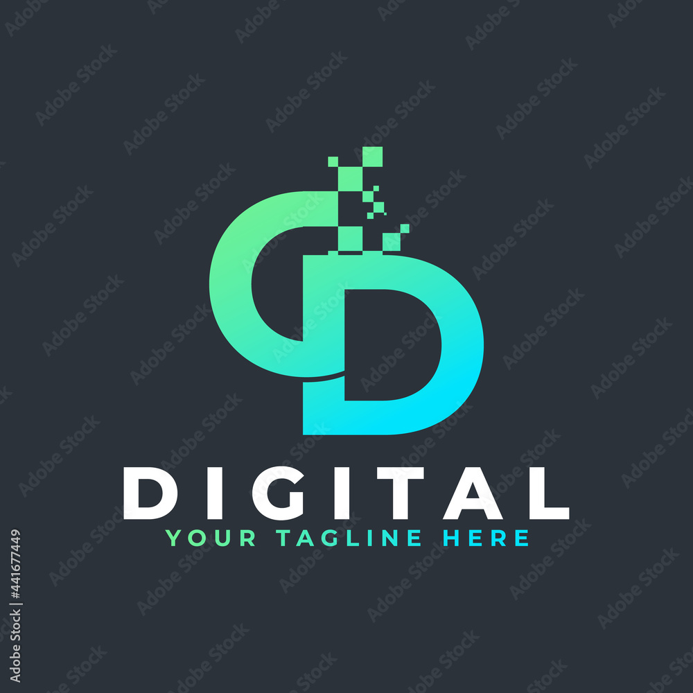Tech Letter CD Logo. Blue and Green Geometric Shape with Square Pixel Dots. Usable for Business and Technology Logos. Design Ideas Template Element. Tech Letter CD Logo. Blue and Green Geometric Shape with Square Pixel Dots. Usable for Business and Technology Logos. Design Ideas Template Element.