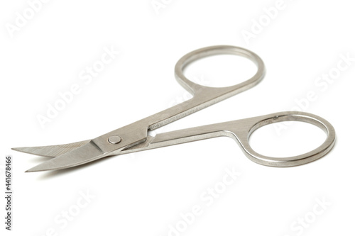 Nose hair clipper isolated on white,Nose hair scissor
